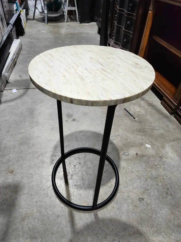 Pier 1 Imports - Mother-of-Pearl Round C-Table