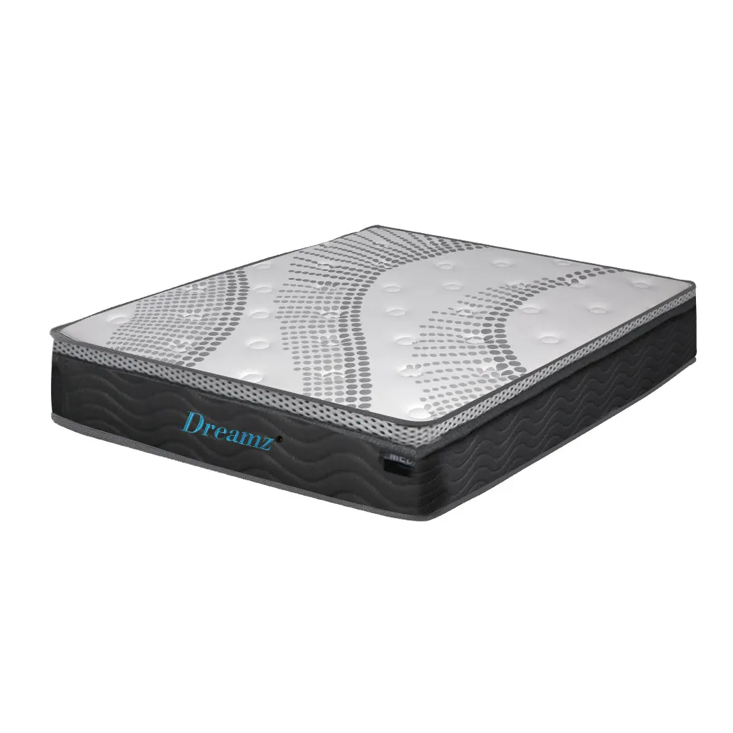 Pocket Spring Mattress Cool Gel Memory Foam  Euro Top Medium Soft 30CM - DOUBLE