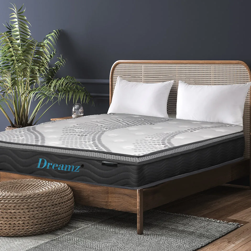 Pocket Spring Mattress Cool Gel Memory Foam  Euro Top Medium Soft 30CM - DOUBLE