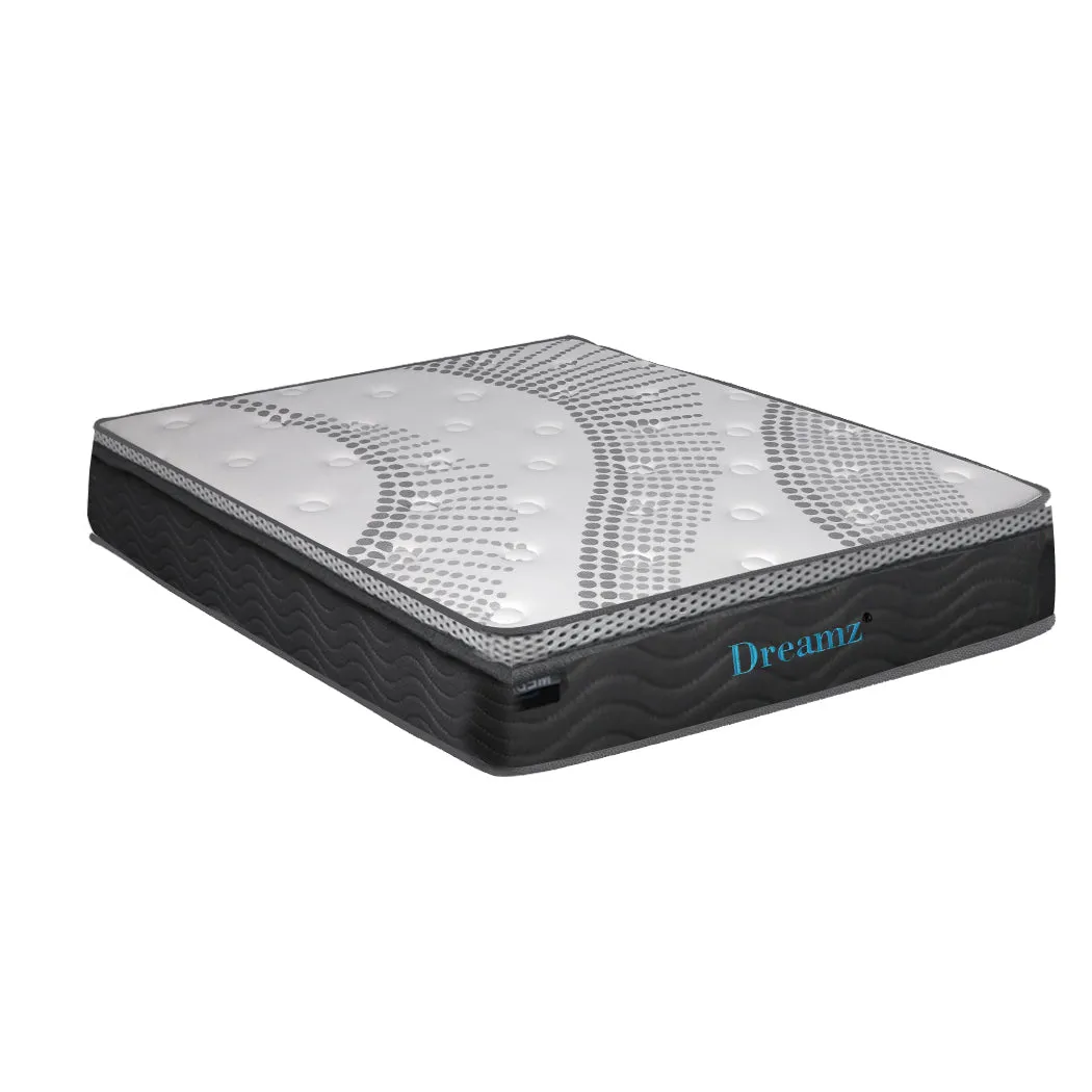 Pocket Spring Mattress Cool Gel Memory Foam  Euro Top Medium Soft 30CM - KING SINGLE