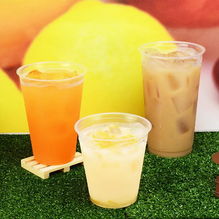 PP Clear Cups 95mm 500cc (16 oz) 2000 cups. Perfect for cup sealing machine and/or dome and flat lids.