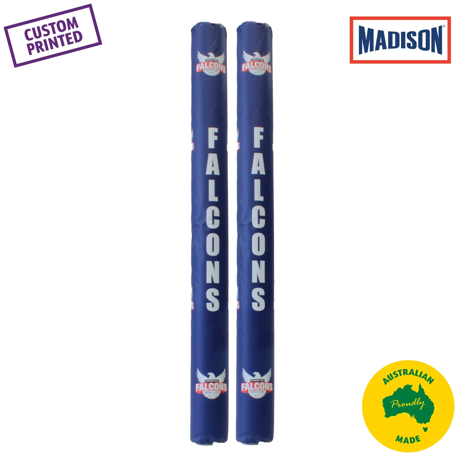 PP337-PR – Deluxe Netball Pads 3m – Set of 2 – Custom printed