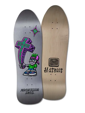 **Pre-Order** H-STREET TONY MAGNUSSON CHRIS DYER SE KID'N'CROSS 9.75" SKATEBOARD DECK