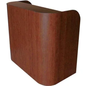 QSE Deluxe Radius Reception Desk / Modern Salon Reception Desk by Collins