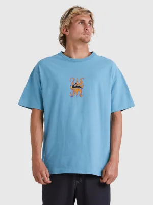 Quiksilver Trident SS Tee - Adriactic Blue
