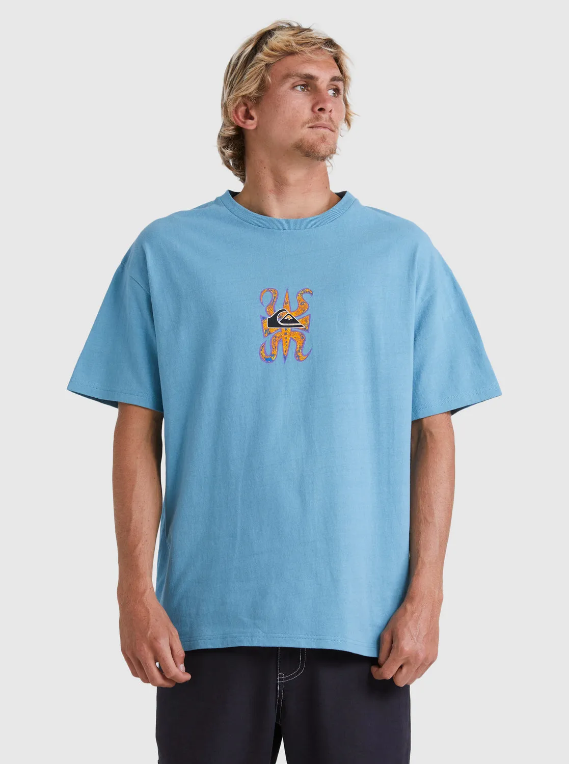 Quiksilver Trident SS Tee - Adriactic Blue