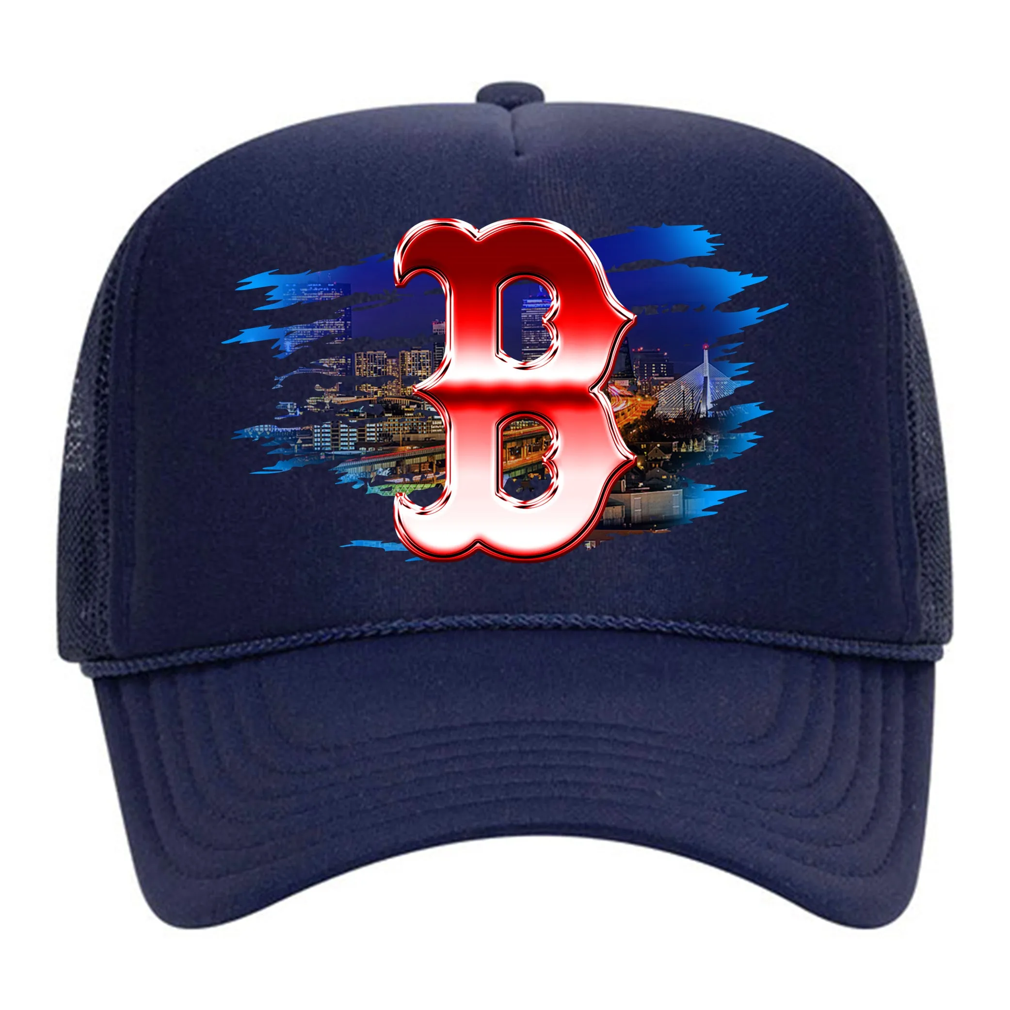 "BOSTON" Foam Trucker - Navy