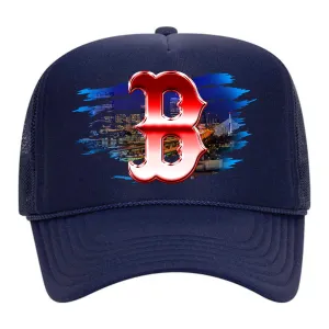 "BOSTON" Foam Trucker - Navy