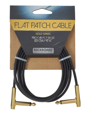 RockBoard GOLD Series Flat Patch Cable, 120 cm / 47 1/4"