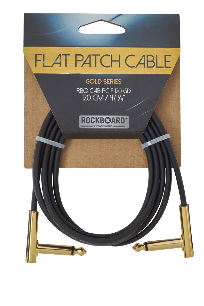 RockBoard GOLD Series Flat Patch Cable, 120 cm / 47 1/4"