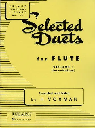 Rubank Selected Duets for Flute Volume 1 Easy-Medium