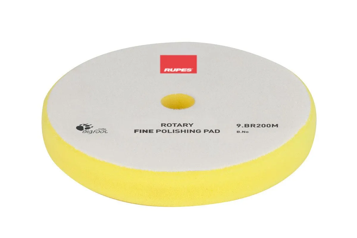 RUPES 9.BR200M Rotary Fine Polishing Foam Pad, 175/180 mm, 7"