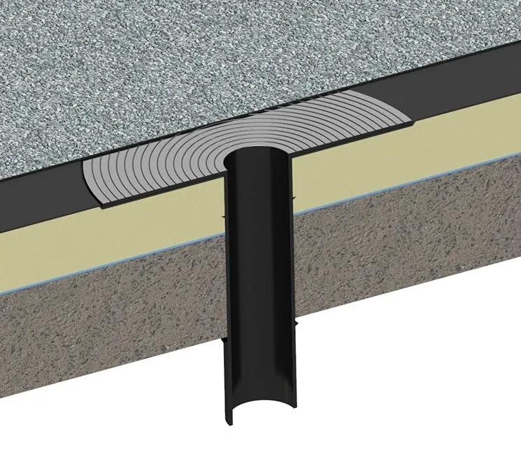 RYNO EPDM Flat Roof Drainage Outlet
