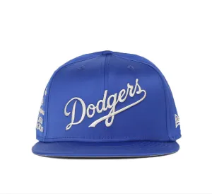 SATIN SCRIPT LOS DODGER SNAPBACK