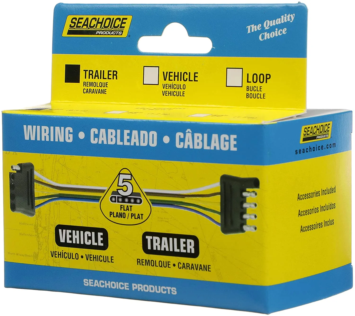 Seachoice 57881 5 Way Trailer Light Connector