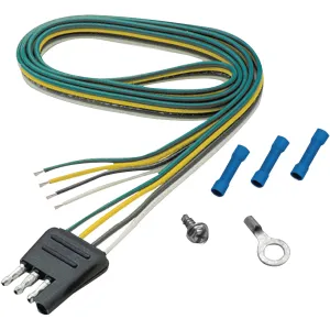 Seachoice 57901 4-Way Flat Trailer Harness 48", Trailer Side