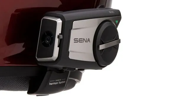 Sena 50C Premium Mesh Communication, 4K Camera, and SOUND BY Harman Kardon
