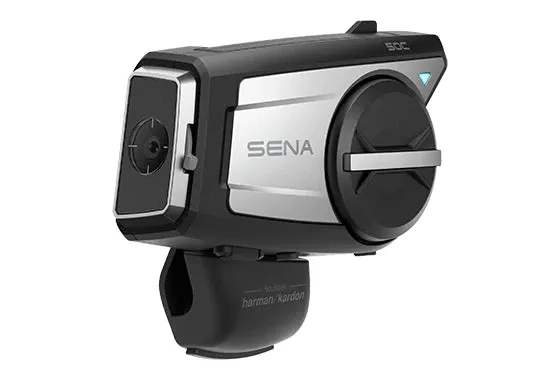Sena 50C Premium Mesh Communication, 4K Camera, and SOUND BY Harman Kardon