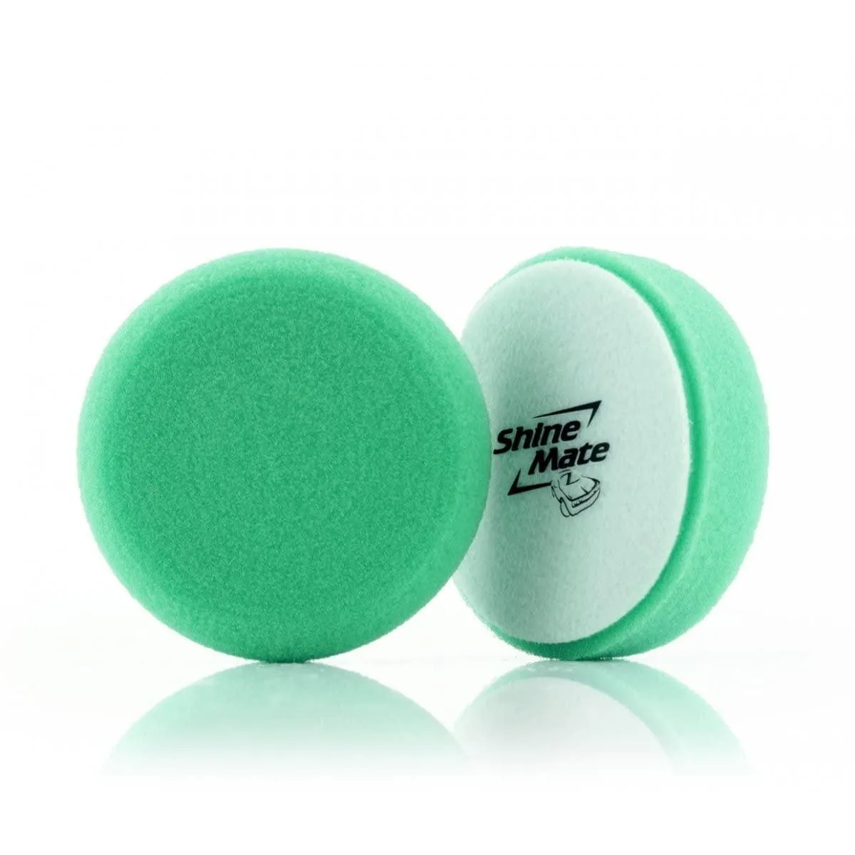 ShineMate T120 Rotary Green Heavy-Cut Foam Pad, Flat, 7"