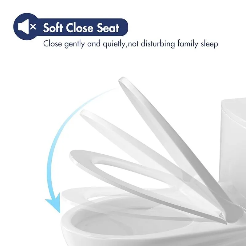 Sleek Dual Flush One-Piece Toilet with Soft-Close Seat