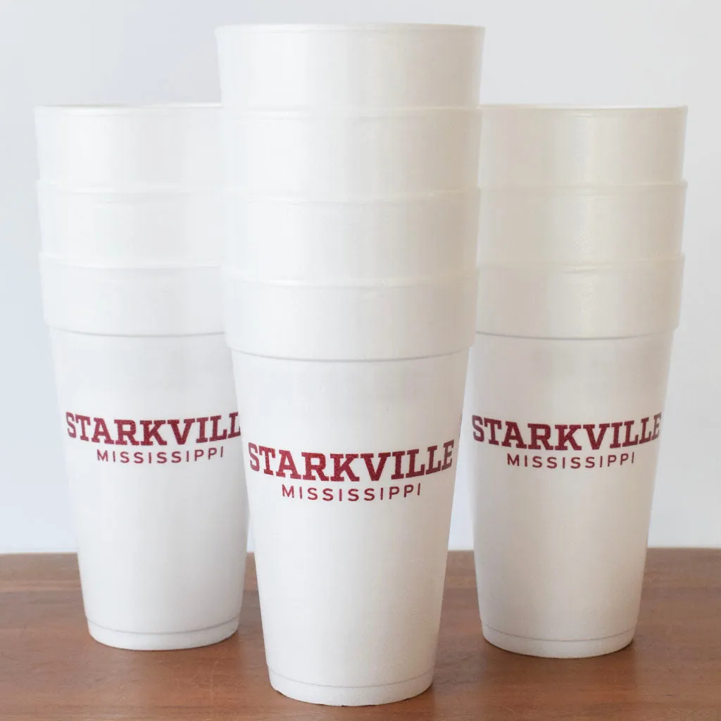 Starkville Mississippi Foam Cups