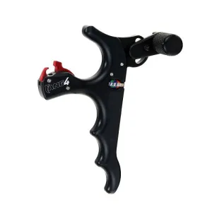 TRU Ball Fang Bow Release 4 - 4 Finger Black