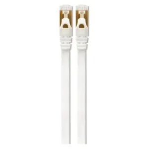 VolkanoX Giga series Cat 7 Ethernet cable 3meter - white, gold tips VK-20064-WT