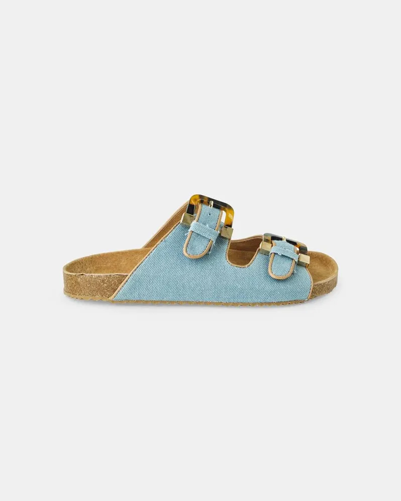 Walnut Melbourne -  Bailey Slide - Light Denim