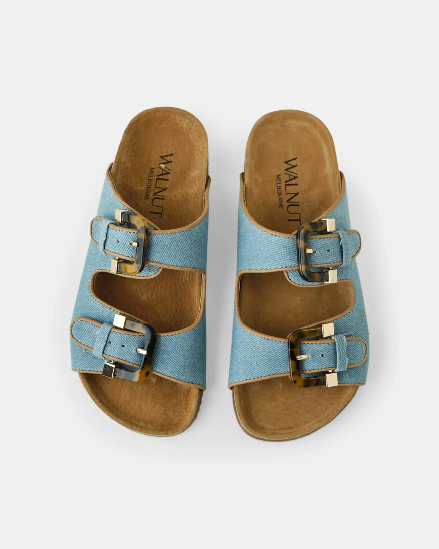 Walnut Melbourne -  Bailey Slide - Light Denim