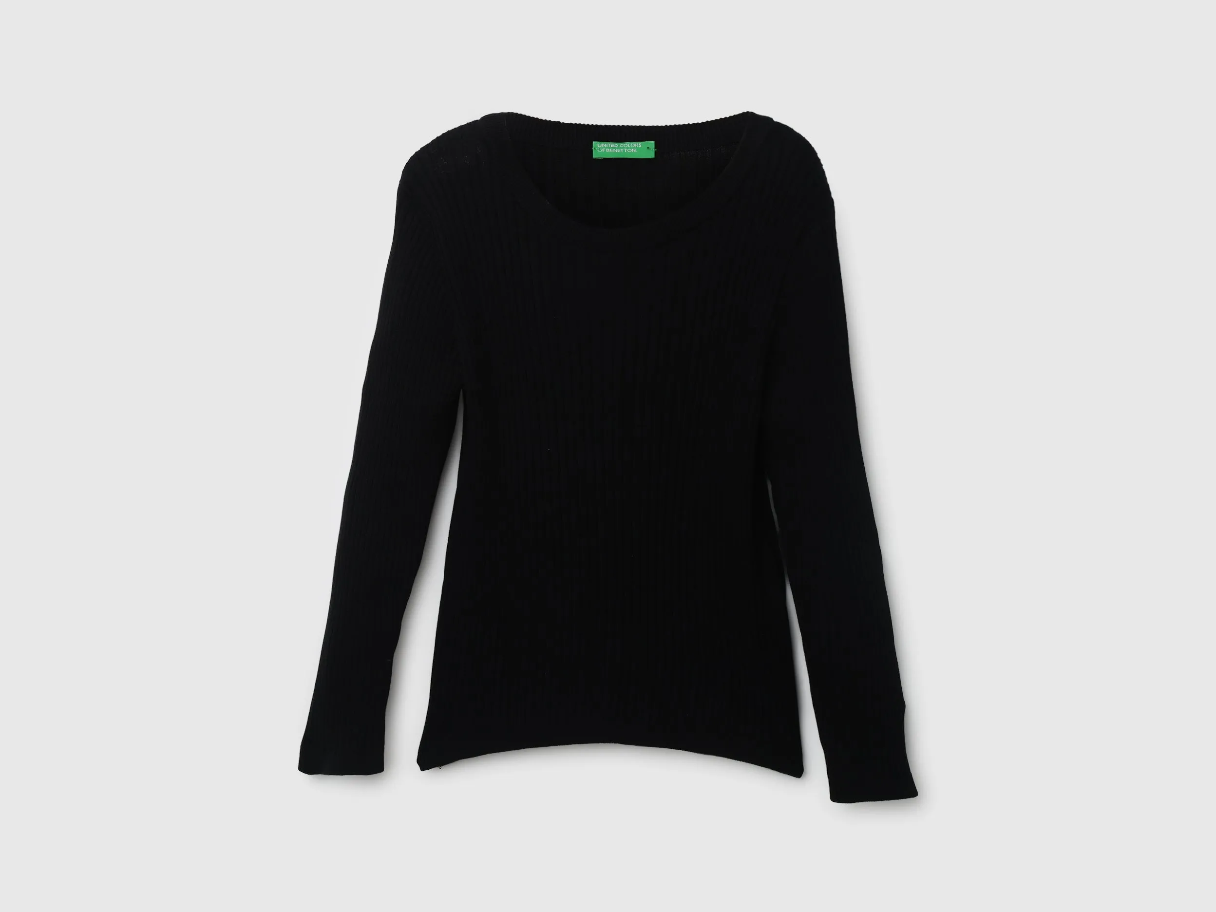 Women Ribbed Round Neck Sweater