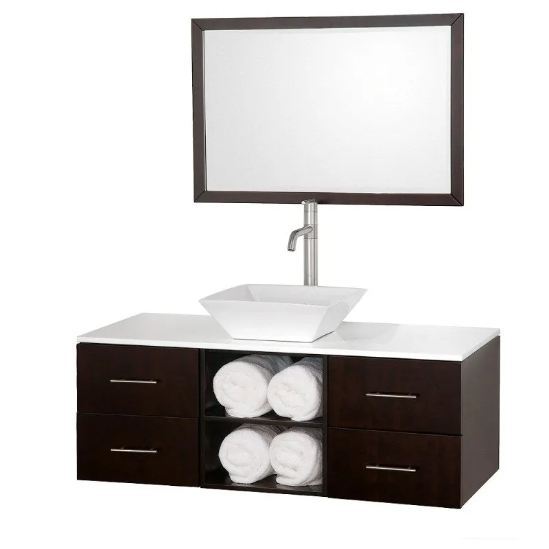 Wyndham Collection Abba 48" Vanity Set - Espresso WC-B900-48-ESP