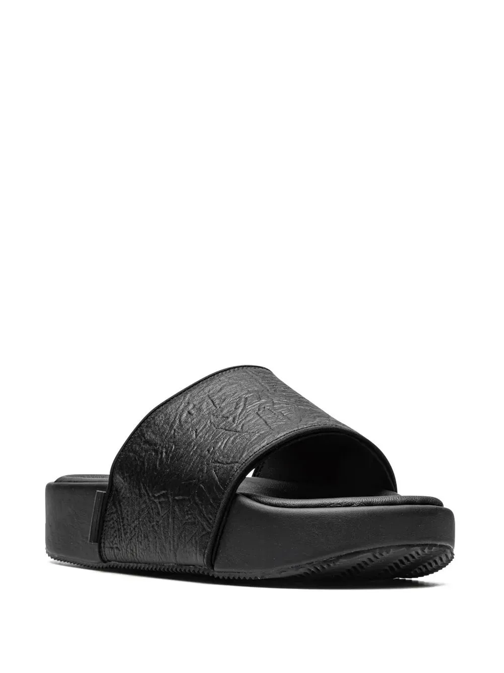 Y-3 Y-3 "Black/Black/Core White" slides
