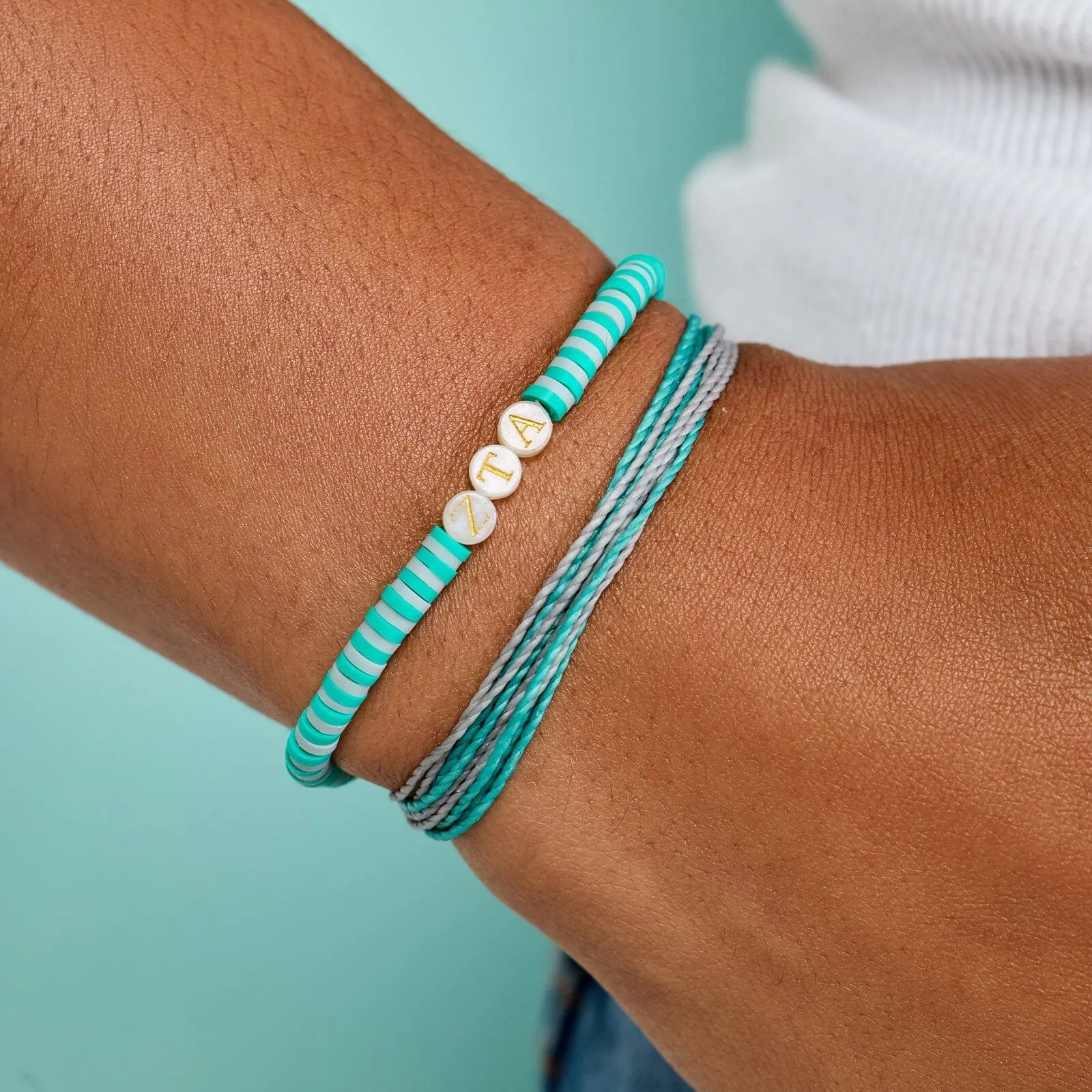 Zeta Tau Alpha Bracelet Set of 2